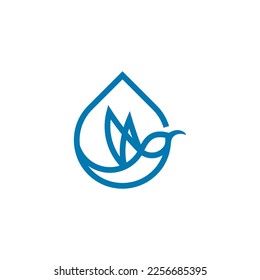 modern bird illustration vector logo
