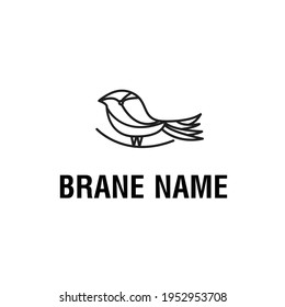 Concepto moderno de la idea de la línea de aves

S