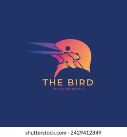 Modern bird logo design for business company