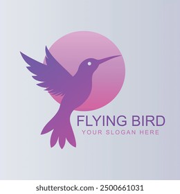 modern bird logo design concept template. fully editable logo
