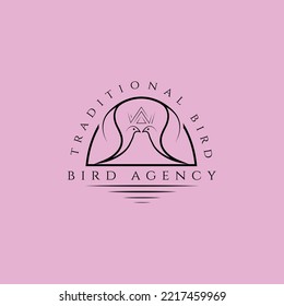 Modern Bird Logo Design Template For Your Business 
