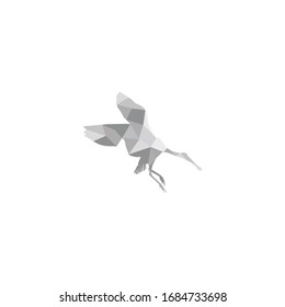 modern bird logo design vector