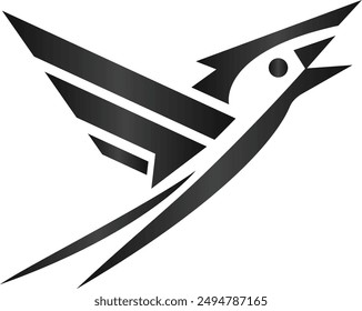 modern bird logo icon vector