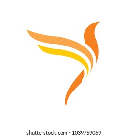 Modern Bird Logo Template vector