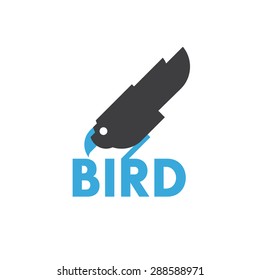 signo de pájaro moderno