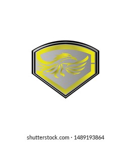 modern bird vector and clean logo for flight company or business icon