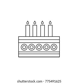 modern birthday cake  icon