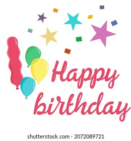 modern birthday greeting card design