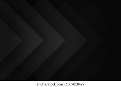 Modern Black abstract design geometric background  paper style