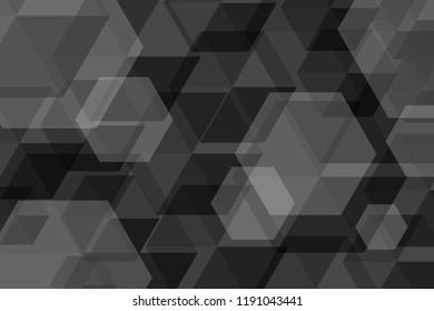 Modern Black abstract design geometric background