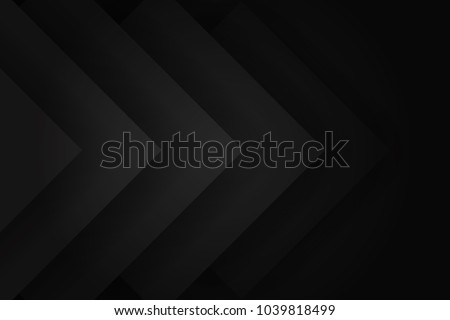 Modern Black abstract design geometric background, paper style