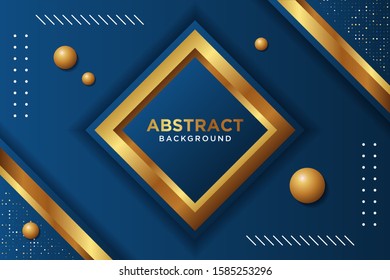 Modern black background with 3D Overlap layers effect. Graphic design elements.