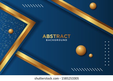 Modern black background with 3D Overlap layers effect. Graphic design elements.