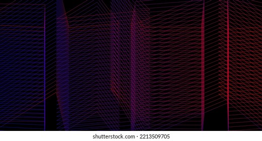 Modern black background with blue and red lines design