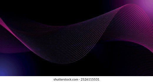 Modern Black Background Line Light Abstract. eps10