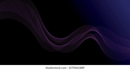 Modern Black Background Line Light Abstract. eps10