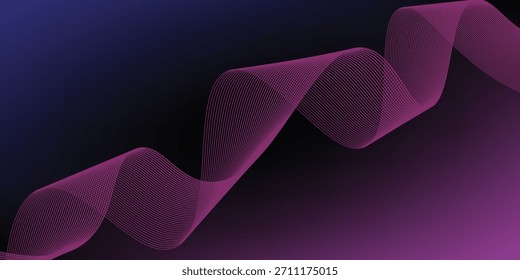 Modern Black Background Line Light Abstract. eps10