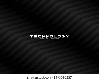 Modern black background with luxury 3d abstract square pattern. Futuristic technology concept, suitable for covers, posters, banners, brochures, websites, etc.