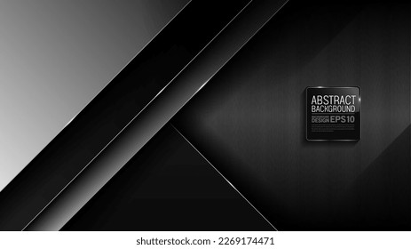 modern black background oblique lines, dark with carbon fiber texture, luxury abstract presentation, shadow gradients for banner, flyer cover layout, website template design 