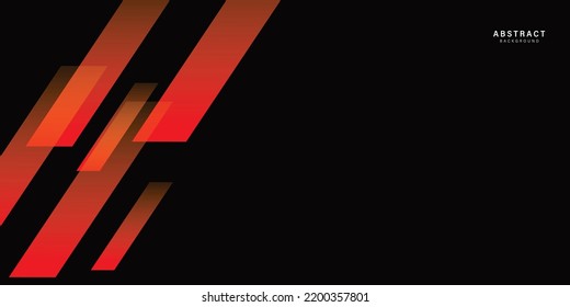 Fondo negro moderno con línea de neón rojo, negro uso de fondo abstracto para empresas, empresas, instituciones, afiche, plantilla, fiesta, fiesta, seminario, vector, ilustración