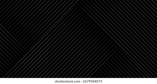 Fondo negro moderno con líneas diagonales brillantes y Formas geométricas. Perfecto para proyectos de tecnología, negocios, carteles, Web y diseño digital futurista.