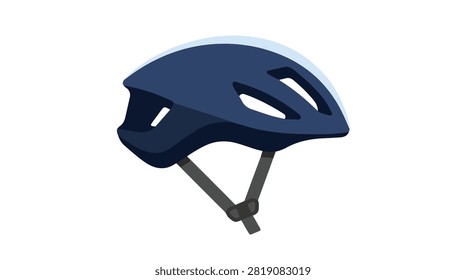 Modern black bicycle helmet with aerodynamic shape and matte surface ideal for cycling safety and outdoor sports accessories