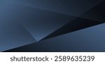 Modern black blue abstract background. Minimal. Color gradient. Dark. Web banner. Geometric shape. 3d effect. Lines stripes triangles.