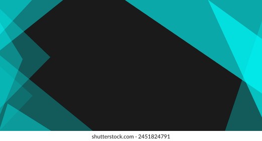 Modern black blue abstract background. Minimal. Web banner. Geometric shape. 3d effect. Lines stripes triangles. Design. Futuristic. Cut paper or metal effect. Luxury. Premium.