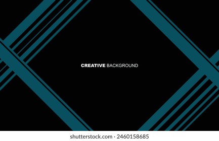 Modernes Schwarz-Blau-Abstrakter Hintergrund-Vektorgrafik-Grafik-Form-Element-Präsentation Hintergrund-Design