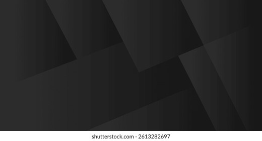 Modern black blue abstract background. Minimal. Color gradient. Dark. Web banner. Geometric shape. 3d effect. Lines stripes triangles. modern