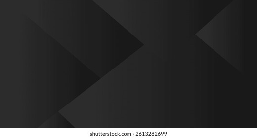 Modern black blue abstract background. Minimal. Color gradient. Dark. Web banner. Geometric shape. 3d effect. Lines stripes triangles. modern