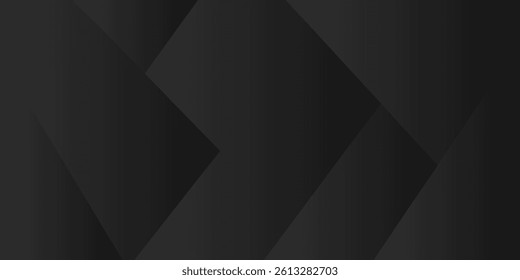Modern black blue abstract background. Minimal. Color gradient. Dark. Web banner. Geometric shape. 3d effect. Lines stripes triangles. modern