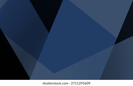 Modern black blue abstract background. Minimal. Color gradient. Dark. Web banner. Geometric shape. 3d effect. Lines stripes triangles.