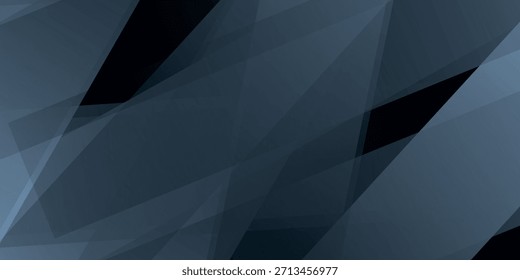 Fondo abstracto azul negro moderno. Mínimo. Degradado de color. Oscuro. Anuncio de Web. Forma geométrica