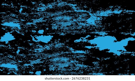 Moderna textura de grunge negro y azul con efecto cómico de arte pop punteado de medio tono degradado, fondo de Vector abstracto oscuro y elegante para gráficos deportivos, carteles, Diseño web y proyectos de medios digitales