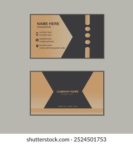 Modern black cover design set. Luxury creative line pattern in premium colors: black and gold Clean professional business card template, visiting card, business creative modern name card and business 