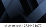 Modern black dark blue white abstract background. Minimal. Color gradient. Web banner. Geometric shape. 3d effect. Lines stripes triangles. Design. Futuristic. Metal metallic effect. Luxury. Premium.