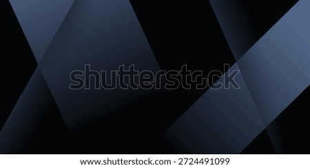 Modern black dark blue white abstract background. Minimal. Color gradient. Web banner. Geometric shape. 3d effect. Lines stripes triangles. Design. Futuristic. Metal metallic effect. Luxury. Premium.