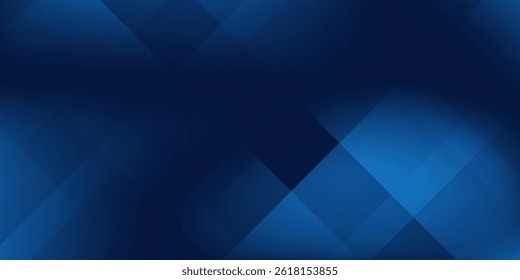 Modern black dark navy blue silver abstract pattern background. Geometric shape. Line triangle angle fold polygon diamond modern abstract simple