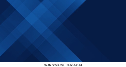 Modern black dark navy blue silver abstract pattern background. Geometric shape abstract modern art