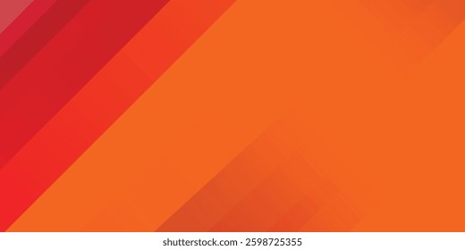 Modern black dark red orange abstract background. Minimal. Color gradient. Web banner. Geometric shape. 3d effect. Lines stripes triangles. Design. Futuristic. Metal metallic effect. Luxury. Premium.