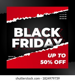 Modern black friday abstract background