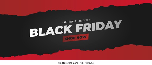 Modern black friday background design