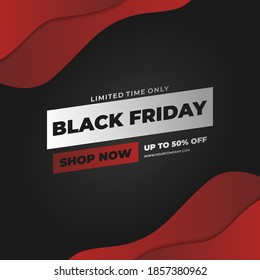 Modern black friday background design