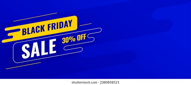 modern black friday holiday sale offer banner get 30 percent price drop vector