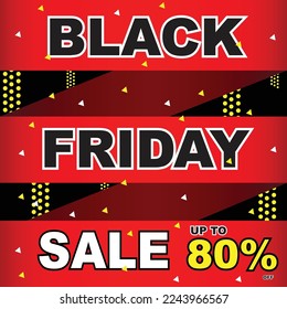 modern black friday poster design Stock Illustration
