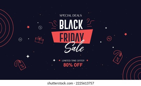 Modern Black Friday sale background	