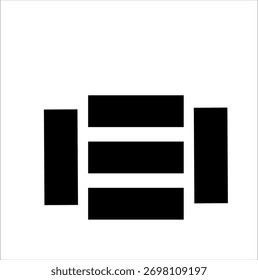 Modern black geometric design vector featuring abstract shapes and minimal patterns. Perfect for backgrounds, posters, branding, packaging, web graphics, and contemporary layouts