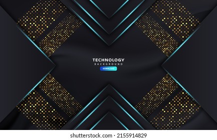Modern Black and gold luxury background
