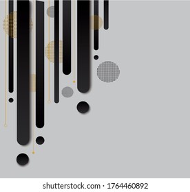 moderner, schwarzer Farbverlauf-Trend-Hintergrund, Vektorgrafik EPS10